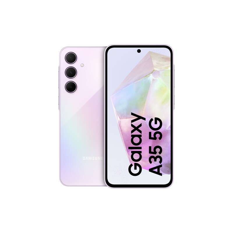Smartphone 128GB günstig Kaufen-Samsung GALAXY A35 5G A356B Dual-SIM 128GB Lilac Android 14.0 Smartphone. Samsung GALAXY A35 5G A356B Dual-SIM 128GB Lilac Android 14.0 Smartphone <![CDATA[• Farbe: lila • 2,4 GHz Exynos 1380 Octa-Core-Prozessor • 50 Megapixel Hauptkamera mit optischer Bi