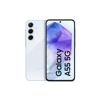 android smartphone günstig Kaufen-Samsung GALAXY A55 5G A556B Dual-SIM 128GB Awesome Iceblue Android 14 Smartphone. Samsung GALAXY A55 5G A556B Dual-SIM 128GB Awesome Iceblue Android 14 Smartphone <![CDATA[• Farbe: hellblau • 2,75 GHz Exynos 1480 Octa-Core-Prozessor • 50 Megapixel H