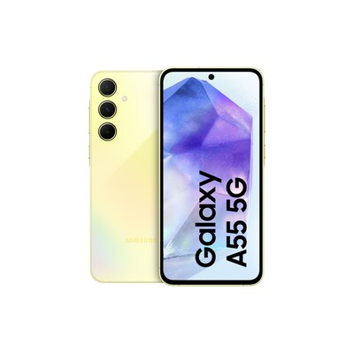 Android 12 günstig Kaufen-Samsung GALAXY A55 5G A556B Dual-SIM 128GB Lemon Android 14.0 Smartphone. Samsung GALAXY A55 5G A556B Dual-SIM 128GB Lemon Android 14.0 Smartphone <![CDATA[• Farbe: gelb • 2,75 GHz Exynos 1480 Octa-Core-Prozessor • 50 Megapixel Hauptkamera mit optis