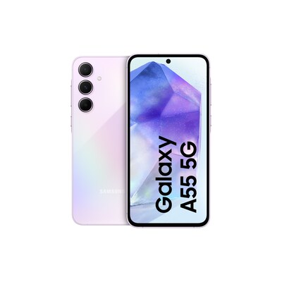 mit 48 günstig Kaufen-Samsung GALAXY A55 5G A556B Dual-SIM 256GB Lilac Android 14.0 Smartphone. Samsung GALAXY A55 5G A556B Dual-SIM 256GB Lilac Android 14.0 Smartphone <![CDATA[• Farbe: lila • 2,75 GHz Exynos 1480 Octa-Core-Prozessor • 50 Megapixel Hauptkamera mit optis