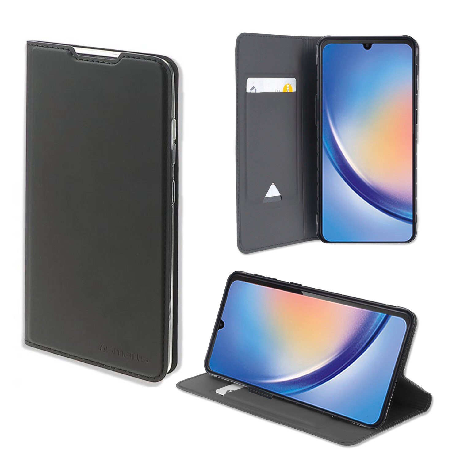 4smarts Flip Case Urban Lite f&uuml;r Samsung Galaxy A34 schwarz