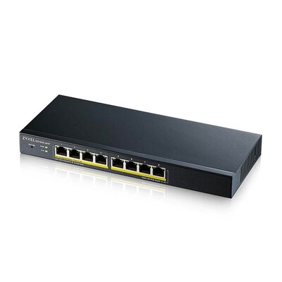 Smart Managed günstig Kaufen-ZyXEL GS1900-8HP V3 8-Port GbE L2 PoE Smart Switch, 802.3at lüfterlos PoE+ 70W. ZyXEL GS1900-8HP V3 8-Port GbE L2 PoE Smart Switch, 802.3at lüfterlos PoE+ 70W <![CDATA[• 8-port GbE Smart Managed PoE Switch • 8x 100/1000 Mbps • 8x 802.3at P