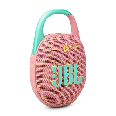 Tischventilator,Tragbarer günstig Kaufen-JBL Clip 5 Tragbarer Bluetooth-Lautsprecher wasserdicht nach IP67 pink. JBL Clip 5 Tragbarer Bluetooth-Lautsprecher wasserdicht nach IP67 pink <![CDATA[• Ultra-tragbarer JBL Pro Sound • Neu gestalteter Karabinerhaken • Wasser- und staubgeschützt - 