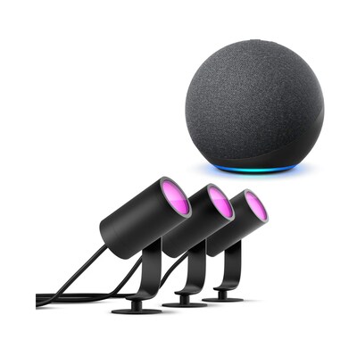 20 PACK günstig Kaufen-Amazon Echo Dot (5. Gen.) mit Alexa + Philips Hue Lily Spot Outdoor • 3er Pack. Amazon Echo Dot (5. Gen.) mit Alexa + Philips Hue Lily Spot Outdoor • 3er Pack <![CDATA[• Stets bereit – Alexa kann Witze erzählen & Musik abspielen • Kan