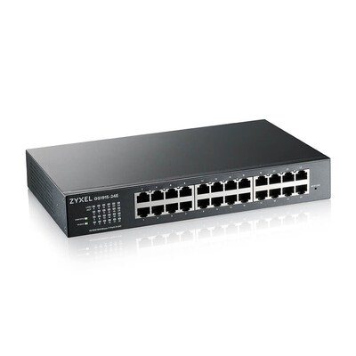 Art La günstig Kaufen-ZyXEL GS1915-24E 24-Port GbE Smart Switch, NebulaFlex, Rackmount, lüfterlos. ZyXEL GS1915-24E 24-Port GbE Smart Switch, NebulaFlex, Rackmount, lüfterlos <![CDATA[• 24-port GbE Smart Managed Switch • 24x 1000Base-T RJ-45 • Switching Capacit