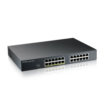 1000 W günstig Kaufen-ZyXEL GS1915-24EP 24-Port GbE 802.3at, Smart Switch, NebulaFlex, PoE+ 130W, Rack. ZyXEL GS1915-24EP 24-Port GbE 802.3at, Smart Switch, NebulaFlex, PoE+ 130W, Rack <![CDATA[• 24-port GbE Smart Managed PoE Switch • 12x 1000Base-T RJ-45 PoE+, 12x 1000Bas