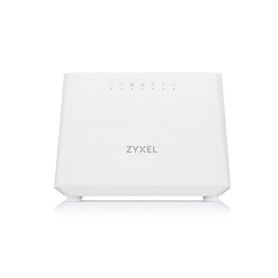 DSL/WLAN günstig Kaufen-ZyXEL EX3301 WiFi 6 AX1800 5-Port Gigabit Modem Router Dual-Band Gigabit. ZyXEL EX3301 WiFi 6 AX1800 5-Port Gigabit Modem Router Dual-Band Gigabit <![CDATA[• WLAN 2.4 GHz 2x2 ax + 5 GHz 2x2 ax • RJ45/GbE, 4x Ethernet port, 2x POTS FXS port, USB port 