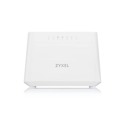 Band 4 günstig Kaufen-ZyXEL EX3301 WiFi 6 AX1800 5-Port Gigabit Modem Router Dual-Band Gigabit. ZyXEL EX3301 WiFi 6 AX1800 5-Port Gigabit Modem Router Dual-Band Gigabit <![CDATA[• WLAN 2.4 GHz 2x2 ax + 5 GHz 2x2 ax • RJ45/GbE, 4x Ethernet port, 2x POTS FXS port, USB port 