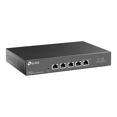 CD BO günstig Kaufen-TP-LINK TL-SX105 V1 5x Port Desktop Switch. TP-LINK TL-SX105 V1 5x Port Desktop Switch <![CDATA[• 5-Port Gigabit Ethernet Switch • 5x bis zu 100 Gbit/s • MAC-Adresse: 32000, Jumbo-Frame-Größe: 10 • An Rack montierbar]]>. 