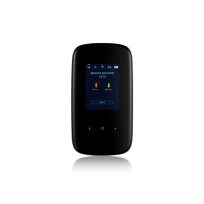 Dual LAN günstig Kaufen-ZyXEL LTE2566-M634 Portabler Router 4G LTE Hotspot WLAN. ZyXEL LTE2566-M634 Portabler Router 4G LTE Hotspot WLAN <![CDATA[• WLAN 802.11 ac/n/a/g/b, 2.4 GHz & 5 GHz dual-band • Micro USB port, Power & Screen button, 3FF/Micro SIM card slot, Reset • 2