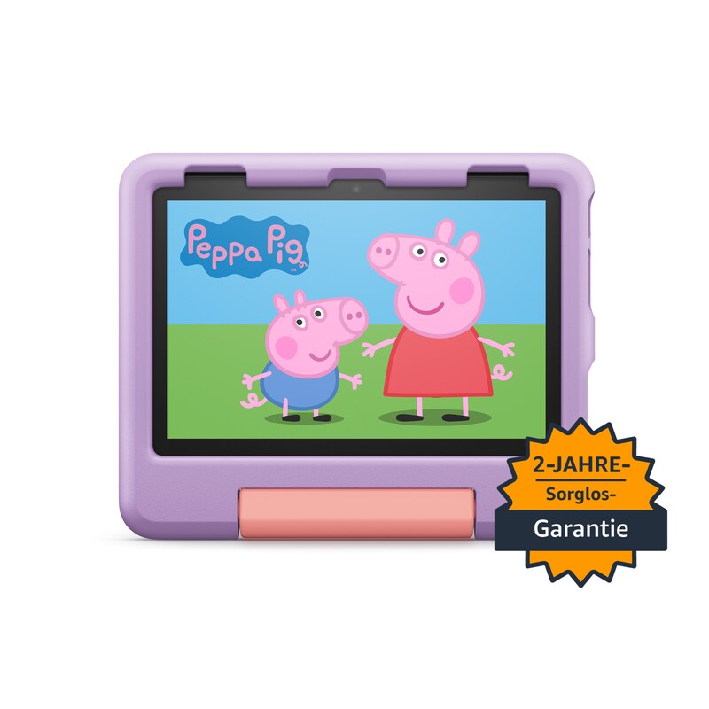 Tablet,11 günstig Kaufen-Amazon Fire HD 8 Kids Kinder Tablet (2022) WiFi 32GB violette Hülle. Amazon Fire HD 8 Kids Kinder Tablet (2022) WiFi 32GB violette Hülle <![CDATA[• 20,3 cm (8,0 Zoll) IPS Display mit 1280 x 800 Pixeln • 2,0 GHz Quad-Core-Prozessor • 2 GB Arbeits