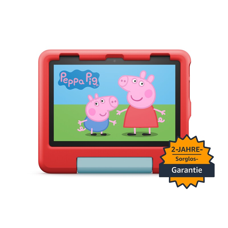 Tablet,11 günstig Kaufen-Amazon Fire HD 8 Kids Kinder Tablet (2022) WiFi 32GB rote Hülle. Amazon Fire HD 8 Kids Kinder Tablet (2022) WiFi 32GB rote Hülle <![CDATA[• 20,3 cm (8,0 Zoll) IPS Display mit 1280 x 800 Pixeln • 2,0 GHz Quad-Core-Prozessor • 2 GB Arbeitsspeicher