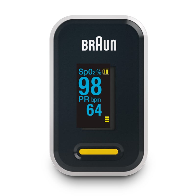 Braun YK-81CEU Pulsoximeter 1 Messgerät für Sauerstoffsättigung + Puls