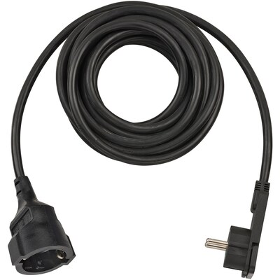 3M Kabel günstig Kaufen-Brennenstuhl Qualitäts-Kunststoff-Verlängerungskabel mit Flachstecker 3m schwarz. Brennenstuhl Qualitäts-Kunststoff-Verlängerungskabel mit Flachstecker 3m schwarz <![CDATA[• Strom-Kabel/ Strom-Verlängerung • Anschlüsse: Schutzkon