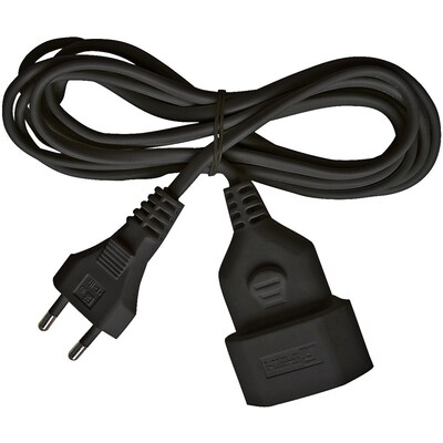 Kabel Strom günstig Kaufen-Brennenstuhl Kunststoff-Verlängerungskabel Euro Stecker/ Kupplung 3m schwarz. Brennenstuhl Kunststoff-Verlängerungskabel Euro Stecker/ Kupplung 3m schwarz <![CDATA[• Strom-Kabel/ Strom-Verlängerung • Anschlüsse: Euro-Stecker und Euro-Kuppl