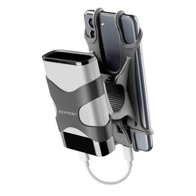 And Black günstig Kaufen-Newrban Handy Lenkradhalterung mit Powerbank Case Black. Newrban Handy Lenkradhalterung mit Powerbank Case Black <![CDATA[• Smartphone- und Powerbank-Halterung für E-Scooter und Fahrrad • Einfache Montage • Für Smartphones bis 6,7 Zoll - Für Powe