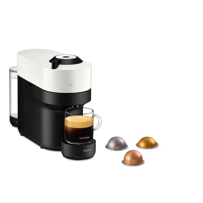 Nespresso Kaffeekapselmaschine Krups XN9201 Vertuo Pop Weiß