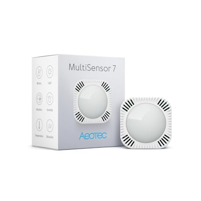 Security Plus günstig Kaufen-Aeotec Multisensor 7. Aeotec Multisensor 7 <![CDATA[• SmartStart fähig • Z-Wave Plus V2 • S2 Security • Vibrationssensor, Lichtsensor, UV-Sensor • Bewegungssensor, Temperatursensor]]>. 