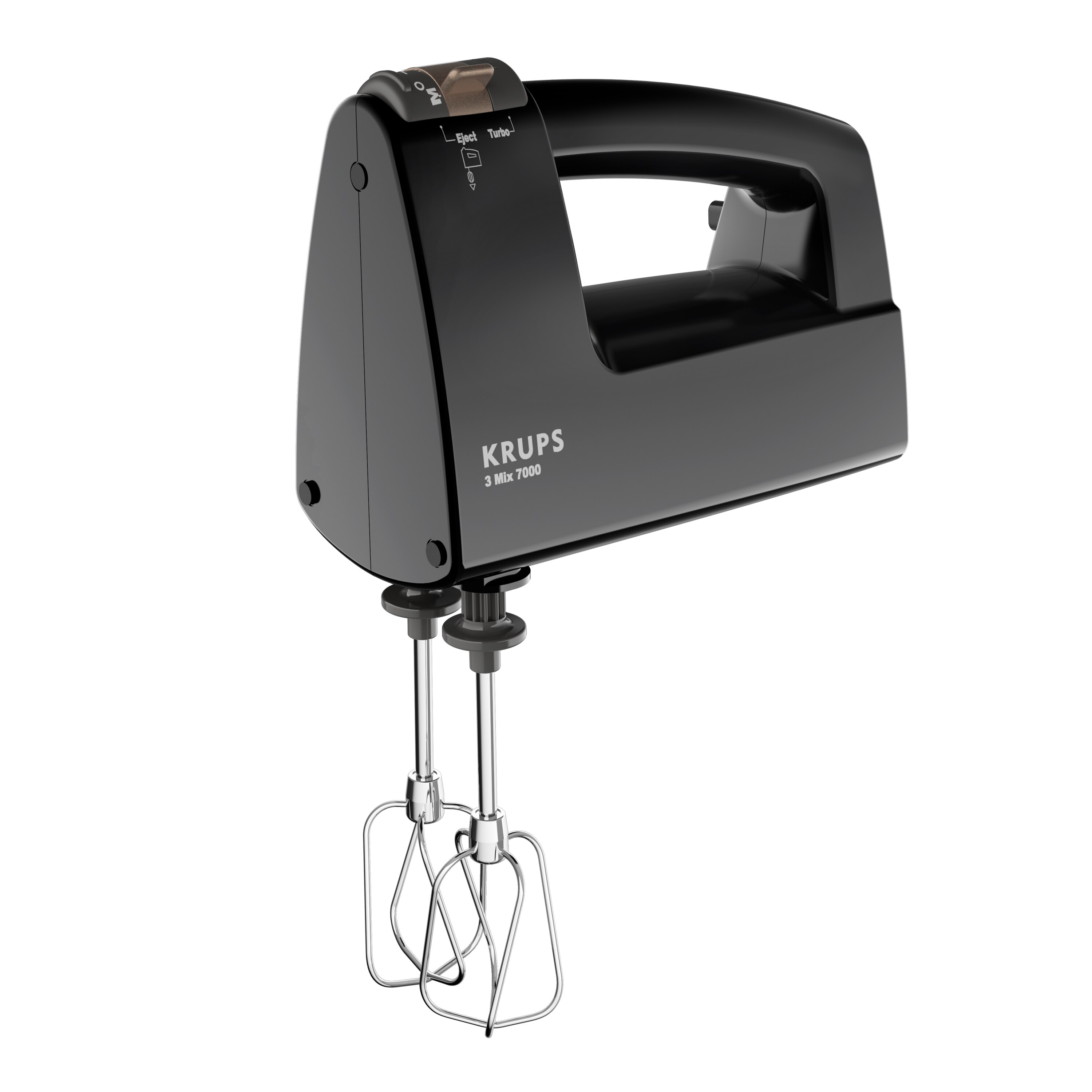 Krups F60858 3Mix 7000 60 Jahre Edition Handmixer 500 Watt schwarz