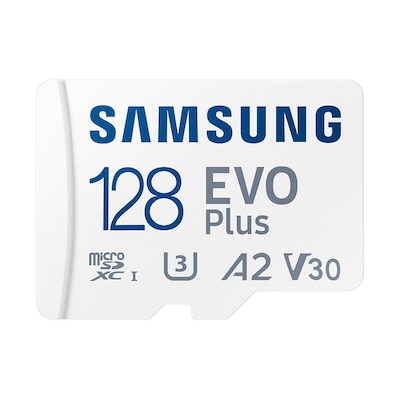 Speicherkarte microSD 128 GB günstig Kaufen-Samsung Evo Plus (2024) 128 GB microSDXC Speicherkarte (160 MB/s, Class 10, U3). Samsung Evo Plus (2024) 128 GB microSDXC Speicherkarte (160 MB/s, Class 10, U3) <![CDATA[• Speichertyp: microSDXC (UHS-I) inklusive SD-Adapter • Speicherkapazität: 128 G