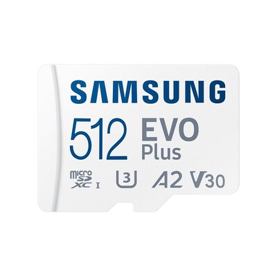 TYP C günstig Kaufen-Samsung Evo Plus (2024) 512 GB microSDXC Speicherkarte (160 MB/s, Class 10, U3). Samsung Evo Plus (2024) 512 GB microSDXC Speicherkarte (160 MB/s, Class 10, U3) <![CDATA[• Speichertyp: microSDXC (UHS-I) inklusive SD-Adapter • Speicherkapazität: 512 G