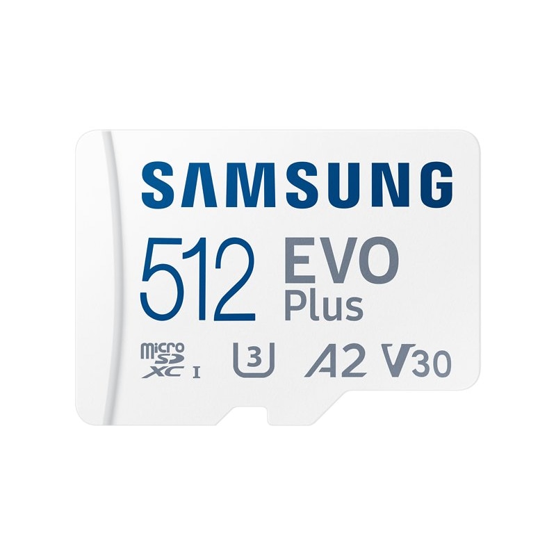 Samsung Evo Plus (2024) 512 GB microSDXC Speicherkarte (160 MB/s, Class 10, U3)