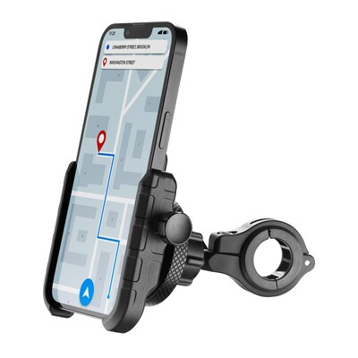 32 ZOLL günstig Kaufen-Newrban Metall Handy Lenkradhalterung Black. Newrban Metall Handy Lenkradhalterung Black <![CDATA[• Smartphone-Halterung für E-Scooter und Fahrrad • Mit Anti-Vibrationsmodul • Für Smartphones bis 6,7 Zoll • Kompatibel mit Lenkern von 12 bis 32 m