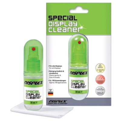 AS 30 günstig Kaufen-Displex Special Display Cleaner, 30ml Spray mit Mikrofasertuch. Displex Special Display Cleaner, 30ml Spray mit Mikrofasertuch <![CDATA[• Für alle Displays geeignet • Entfernt Schmutz und Fingerabdrücke streifenlos • 30ml • inkl. Mikrofasertuch]