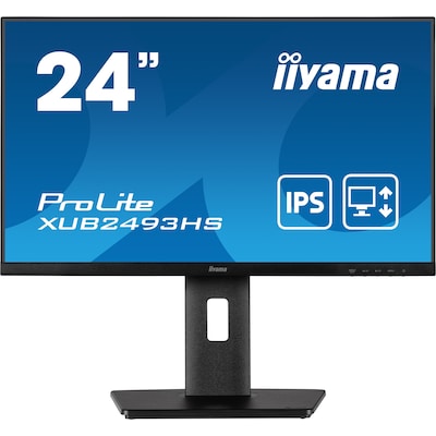 auf HDMI günstig Kaufen-iiyama ProLite XUB2493HS-B6 60,5cm (23,8") Full HD IPS Monitor HDMI/DP Pivot. iiyama ProLite XUB2493HS-B6 60,5cm (23,8") Full HD IPS Monitor HDMI/DP Pivot <![CDATA[• Energieeffizienzklasse: E • Größe: 60,5 cm (23,8 Zoll) 16:9, Auflösung: 1.