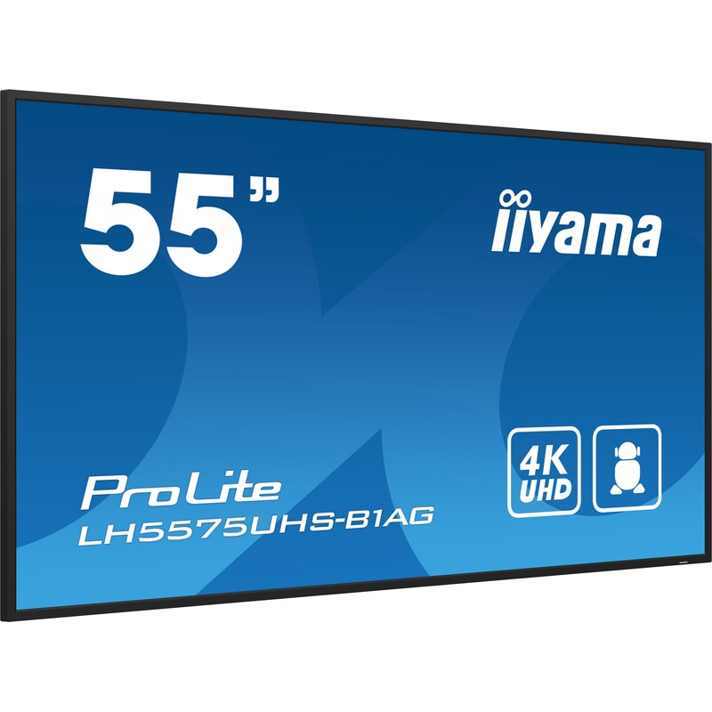 iiyama ProLite LH5575UHS-B1AG 138,8cm (55") 4K Digital Signage Monitor HDMI/DP