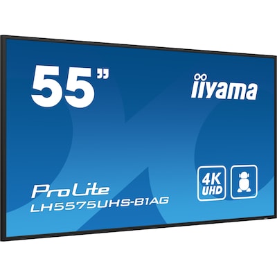 Lite HD günstig Kaufen-iiyama ProLite LH5575UHS-B1AG 138,8cm (55") 4K Digital Signage Monitor HDMI/DP. iiyama ProLite LH5575UHS-B1AG 138,8cm (55") 4K Digital Signage Monitor HDMI/DP <![CDATA[• Energieeffizienzklasse: G • Größe: 138 cm(55 Zoll) 16:9, Auflösung: 3.