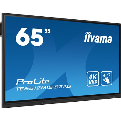 iiyama ProLite TE6512MIS-B3AG 163,8cm (65") 4K UHD Touch Monitor HDMI/VGA/USB