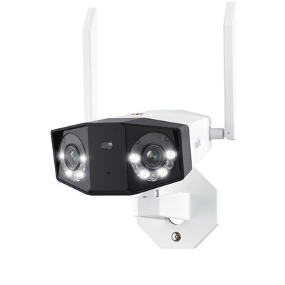 ATA/Ultra günstig Kaufen-Reolink Duo Series W730 WiFi-Outdoor. Reolink Duo Series W730 WiFi-Outdoor <![CDATA[• 4K 8 MP Ultra HD • 180° Panorama-Ansicht • 8 Spotlights für farbige Nachtsicht (5W, 6500K, 560 Lumen) • Personen- / Fahrzeug- / Haustiererkennung • 30m Farbn