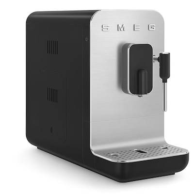 SMEG BCC12BLMEU Kompakt-Kaffeevollautomat mit Dampffunktion Schwarz-Matt