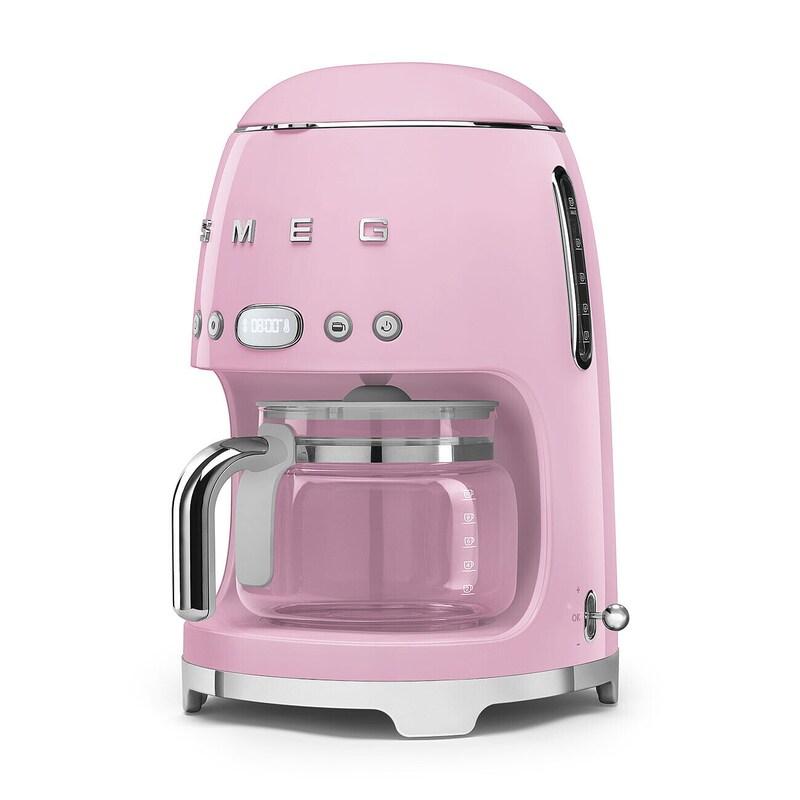 Smeg 50S Style Filterkaffeemaschine Cadillac Pink Dcf02pkeu