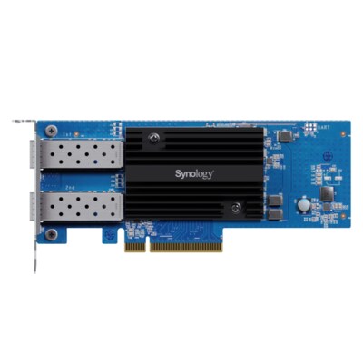 25 W günstig Kaufen-Synology E25G30-F2 SFP28-Netzwerkkarte mit 2 25GbE-Anschlüssen. Synology E25G30-F2 SFP28-Netzwerkkarte mit 2 25GbE-Anschlüssen <![CDATA[• Synology E25G30-F2 SFP28-Netzwerkkarte • 25GbE-Konnektivität • Datenübertragungsraten 25 Gbps/10 Gb