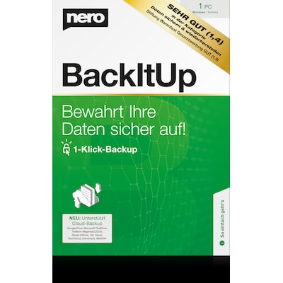 Up Kit günstig Kaufen-NERO BackItUp Download Code. NERO BackItUp Download Code <![CDATA[• Daten automatisch sichern • Digitaler Code • unbegrenzte Laufzeit • für maximal 1 Nutzer]]>. 