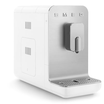 SMEG BCC13WHMEU Kompakt-Kaffeevollautomat mit Milchsystem Weiß-Matt