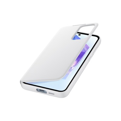 SMArt günstig Kaufen-Samsung Smart View Wallet Case EF-ZA556 für Galaxy A55 (5G) White. Samsung Smart View Wallet Case EF-ZA556 für Galaxy A55 (5G) White <![CDATA[• Passend für Samsung Galaxy A55 5G • Material: Polycarbonat • Schutz des Rahmens, der Rück- un