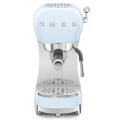 Espresso Maschine günstig Kaufen-SMEG ECF02PBEU 50s Style Espresso-Kaffeemaschine Pastellblau. SMEG ECF02PBEU 50s Style Espresso-Kaffeemaschine Pastellblau <![CDATA[• Thermoblock-Heizsystem • Kompakt und platzsparendn • Einfache Bedienung • Elegantes 50's Style Design • Made in