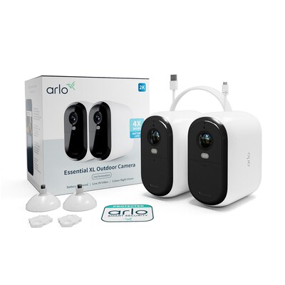 is a günstig Kaufen-Arlo Essential 2 XL 2K Outdoor Kamera außen - 2er Set weiß. Arlo Essential 2 XL 2K Outdoor Kamera außen - 2er Set weiß <![CDATA[• Einfache Installation • Realistisches Video • Echtzeitgespräche • Leistungsstarker Scheinwerfer 