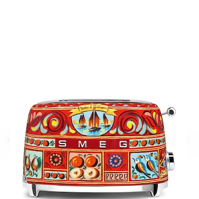 love günstig Kaufen-SMEG TSF01DGEU Dolce & Gabbana Toaster Sicily is my love. SMEG TSF01DGEU Dolce & Gabbana Toaster Sicily is my love <![CDATA[• Kompakter 2-Schlitz Toaster • Sonderedition - Dolce & Gabbana Design Sicily is my love • 6 Toast-Stufen, Auftau-, A