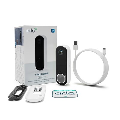 400 auf günstig Kaufen-Arlo Essential 2 AVD4001 2K Video Doorbell Funk-Türklingel WLAN. Arlo Essential 2 AVD4001 2K Video Doorbell Funk-Türklingel WLAN <![CDATA[• Funk-Türklingel mit 2K Auflösung • Benachrichtigungen per Videoanruf • Realistisches Video, Beweg