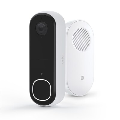 Image of Arlo Essential 2 2K Video-Türklingel mit Chime 2