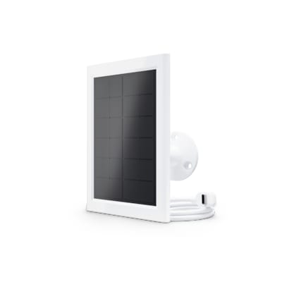 Arlo Essential 2K Solarpanel für den Außenbereich weiß