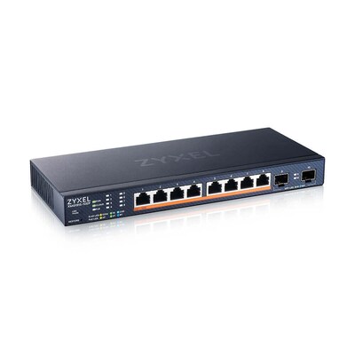 10 in  günstig Kaufen-ZyXEL XMG1915-10EP 8-Port 2.5GbE Smart Switch, 2x SFP+, 8x PoE++ 130W, lüfterlos. ZyXEL XMG1915-10EP 8-Port 2.5GbE Smart Switch, 2x SFP+, 8x PoE++ 130W, lüfterlos <![CDATA[• 8-port 2.5GbE Smart Managed PoE Switch with 2 SFP+ Uplink • 8x 100M