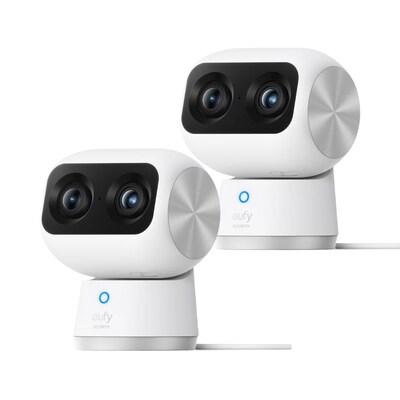 ZZ R günstig Kaufen-eufy S350 Überwachungskamera 4K 360 Grad Dual-Cam Indoor Nachtsicht • 2er Pack. eufy S350 Überwachungskamera 4K 360 Grad Dual-Cam Indoor Nachtsicht • 2er Pack <![CDATA[• Einsatzzweck: innen • Bewegungserkennung, Batteriebetrieb