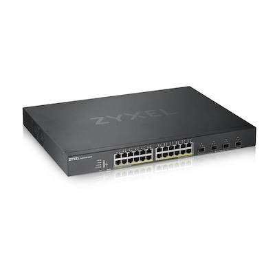 Port 10 günstig Kaufen-ZyXEL XGS1930-28HP 28-Port Smart Managed Switch, 24xGbE, 4x 10G SFP+, PoE+ 375W. ZyXEL XGS1930-28HP 28-Port Smart Managed Switch, 24xGbE, 4x 10G SFP+, PoE+ 375W <![CDATA[• 24-port GbE Lite-L3 Smart Managed PoE+ Switch with 4 10G uplink • 16x 100/1000 