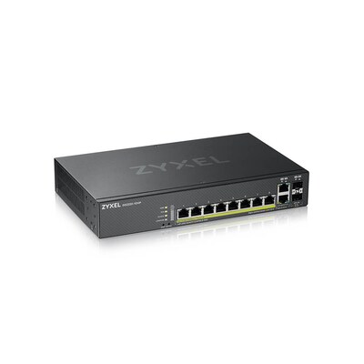 45 x  günstig Kaufen-ZyXEL GS2220-10HP 8-Port + 2x SFP/Rj45 Gigabit L2 managed PoE+ Switch, 180W. ZyXEL GS2220-10HP 8-Port + 2x SFP/Rj45 Gigabit L2 managed PoE+ Switch, 180W <![CDATA[• 8-port GbE L2+ PoE Switch with GbE Uplink • 8x 10/100/1000 Mbps, 2x Gigabit Combo RJ-45