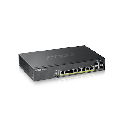 Zyxel günstig Kaufen-ZyXEL GS2220-10HP 8-Port + 2x SFP/Rj45 Gigabit L2 managed PoE+ Switch, 180W. ZyXEL GS2220-10HP 8-Port + 2x SFP/Rj45 Gigabit L2 managed PoE+ Switch, 180W <![CDATA[• 8-port GbE L2+ PoE Switch with GbE Uplink • 8x 10/100/1000 Mbps, 2x Gigabit Combo RJ-45